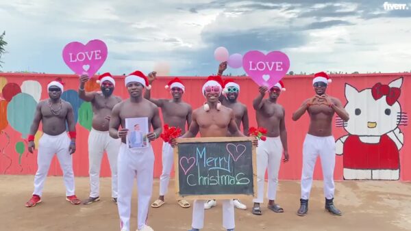 merry christmas video from africa
