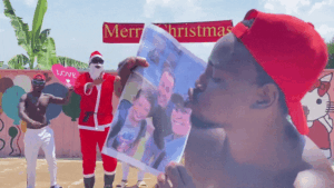 kissing photo crazy birthday wish