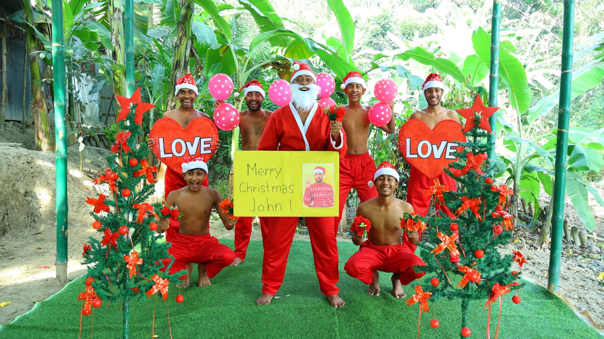 Merry Christmas Dance Video from Bangladesh | Funny Greeting