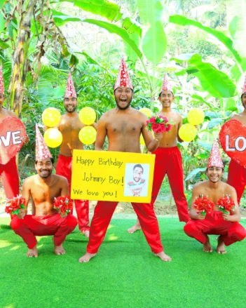 traditional-dance-greetings-from-bangladesh-for-birthday-celebration-with-custom-banner
